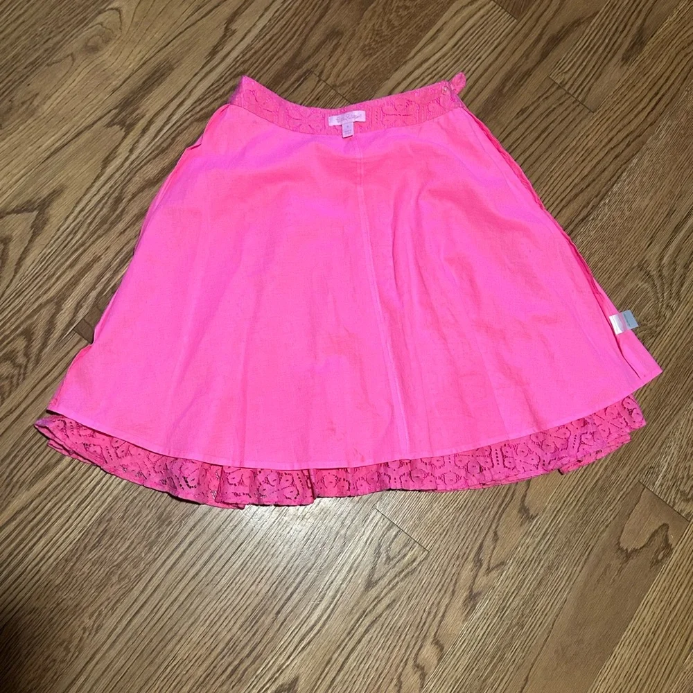 Lilly Pulitzer‎ Hot Pink Floral Lace